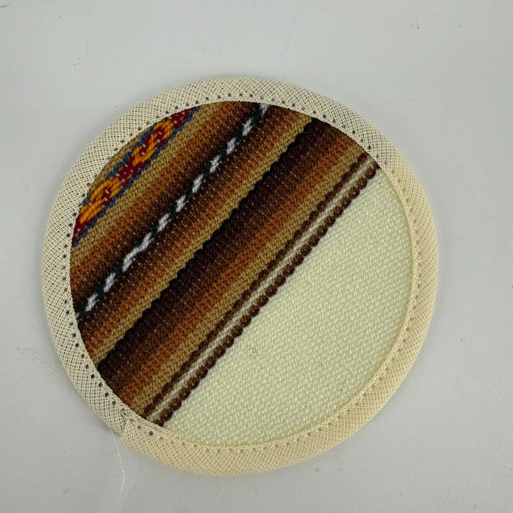 Vintage Andean Style Table Linens Set 6 Llama Alpaca Southwest Boho Decor